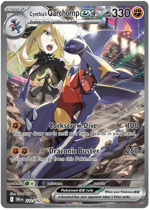 Cynthia's Garchomp ex (PSA:10)